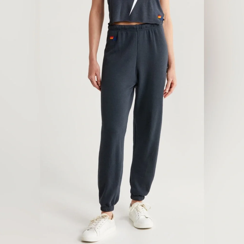 AVIATOR NATION Bolt Sweatpants in Charcoal M_3